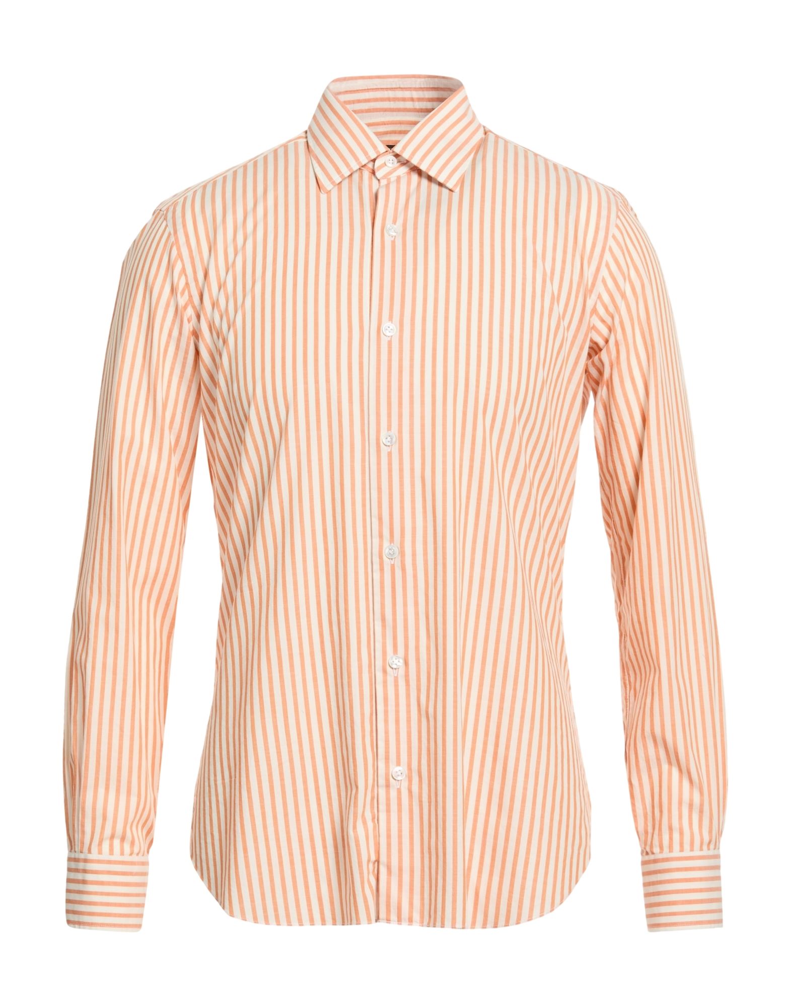 BARBA Napoli Hemd Herren Mandarine von BARBA Napoli