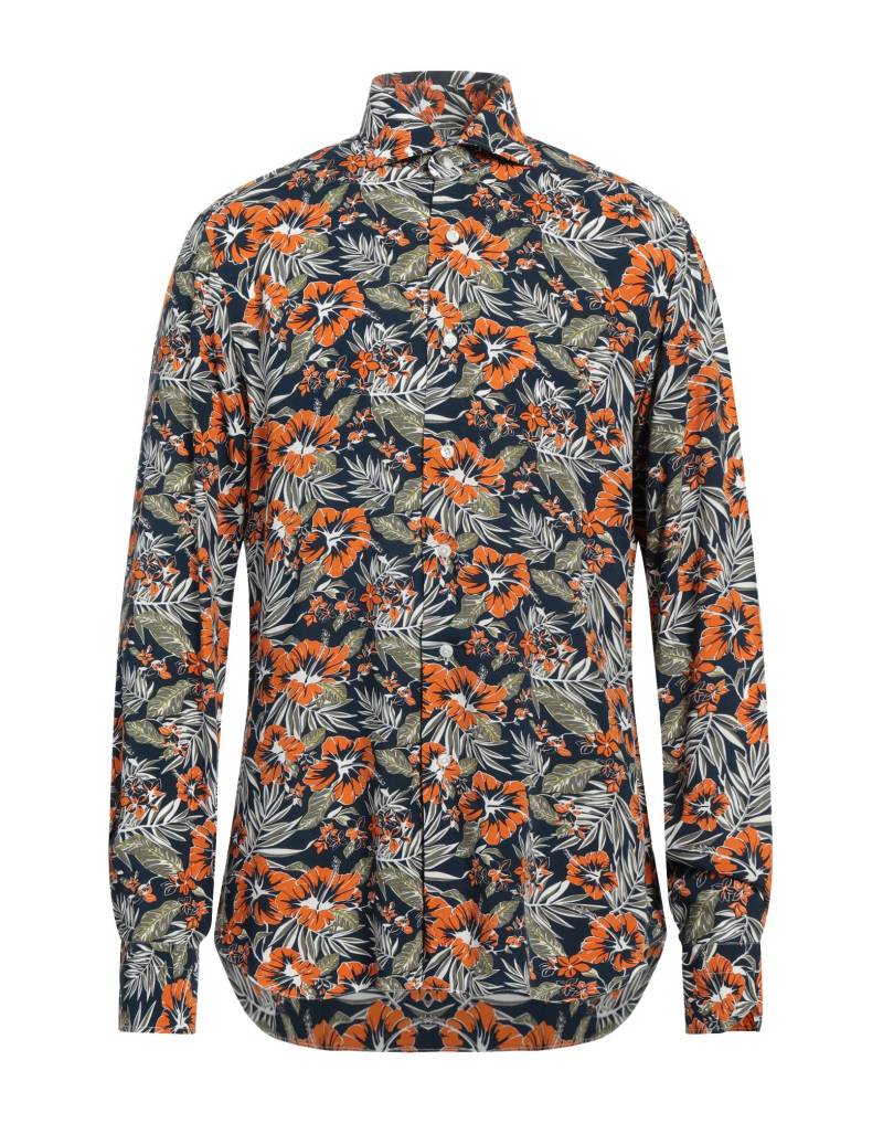 BARBA Napoli Hemd Herren Marineblau von BARBA Napoli