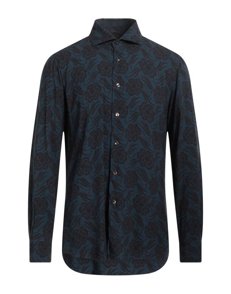 BARBA Napoli Hemd Herren Marineblau von BARBA Napoli