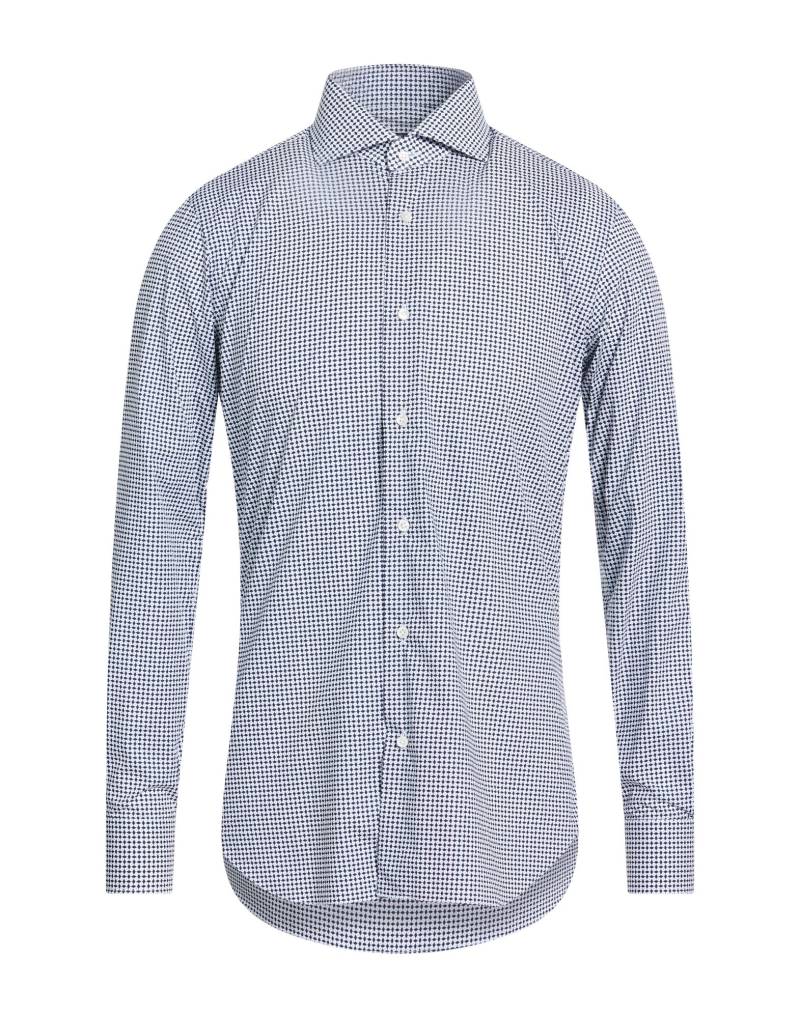 BARBA Napoli Hemd Herren Marineblau von BARBA Napoli