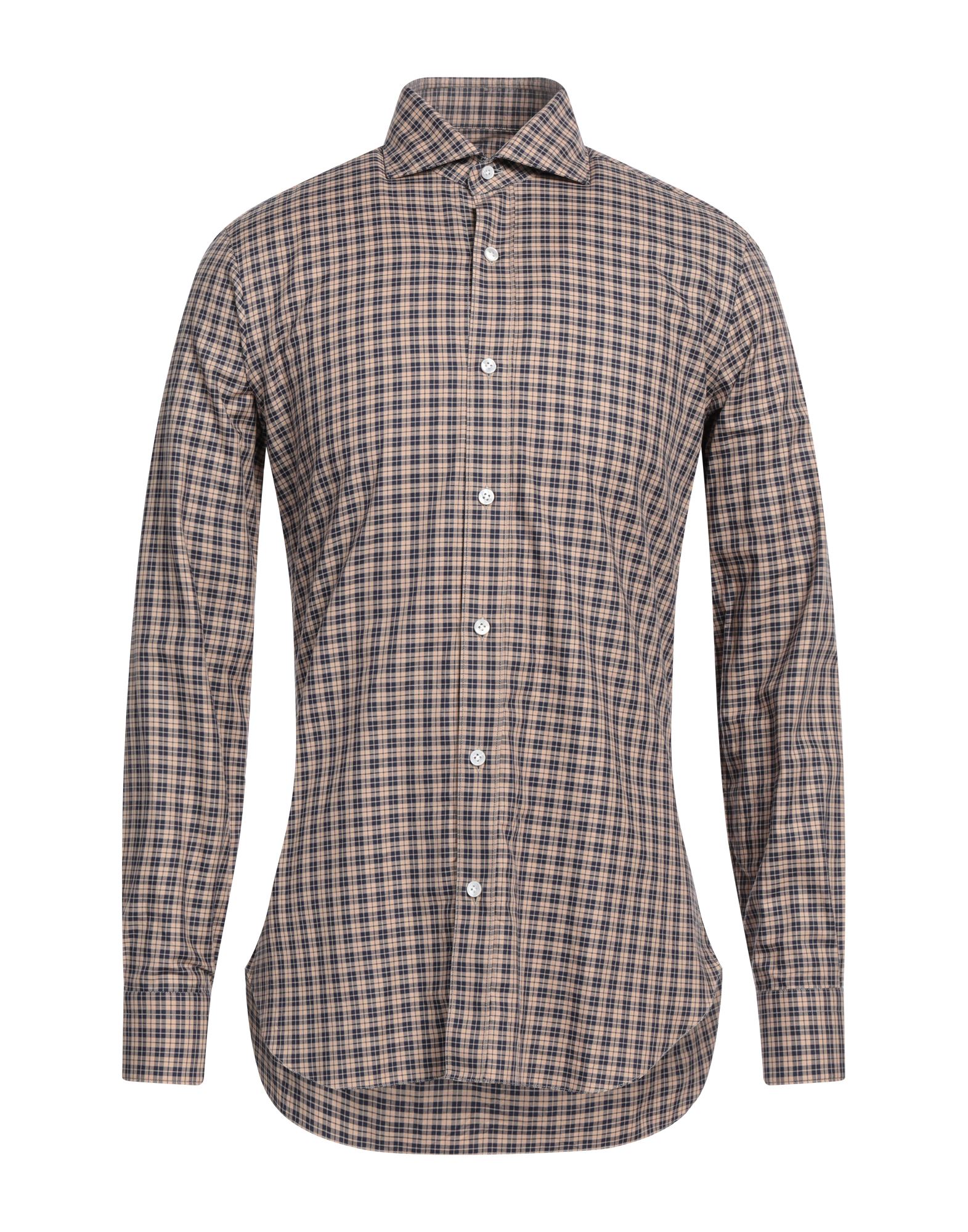 BARBA Napoli Hemd Herren Marineblau von BARBA Napoli