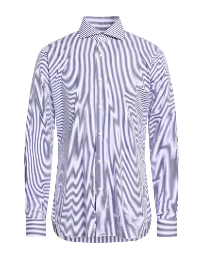 BARBA Napoli Hemd Herren Marineblau von BARBA Napoli