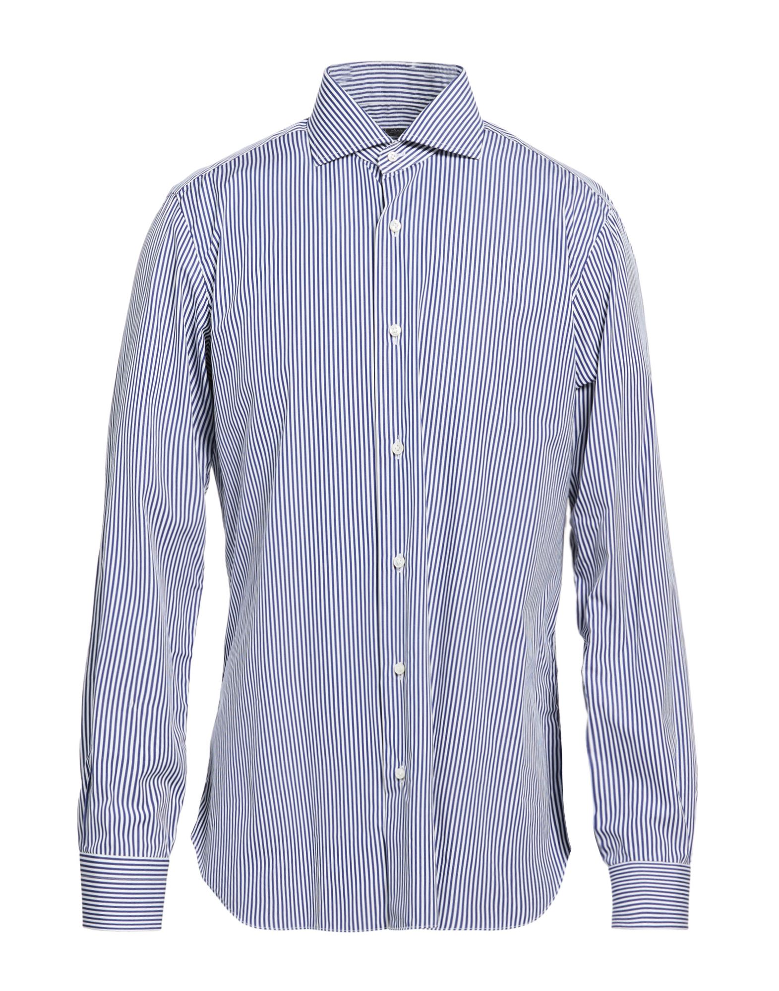 BARBA Napoli Hemd Herren Marineblau von BARBA Napoli