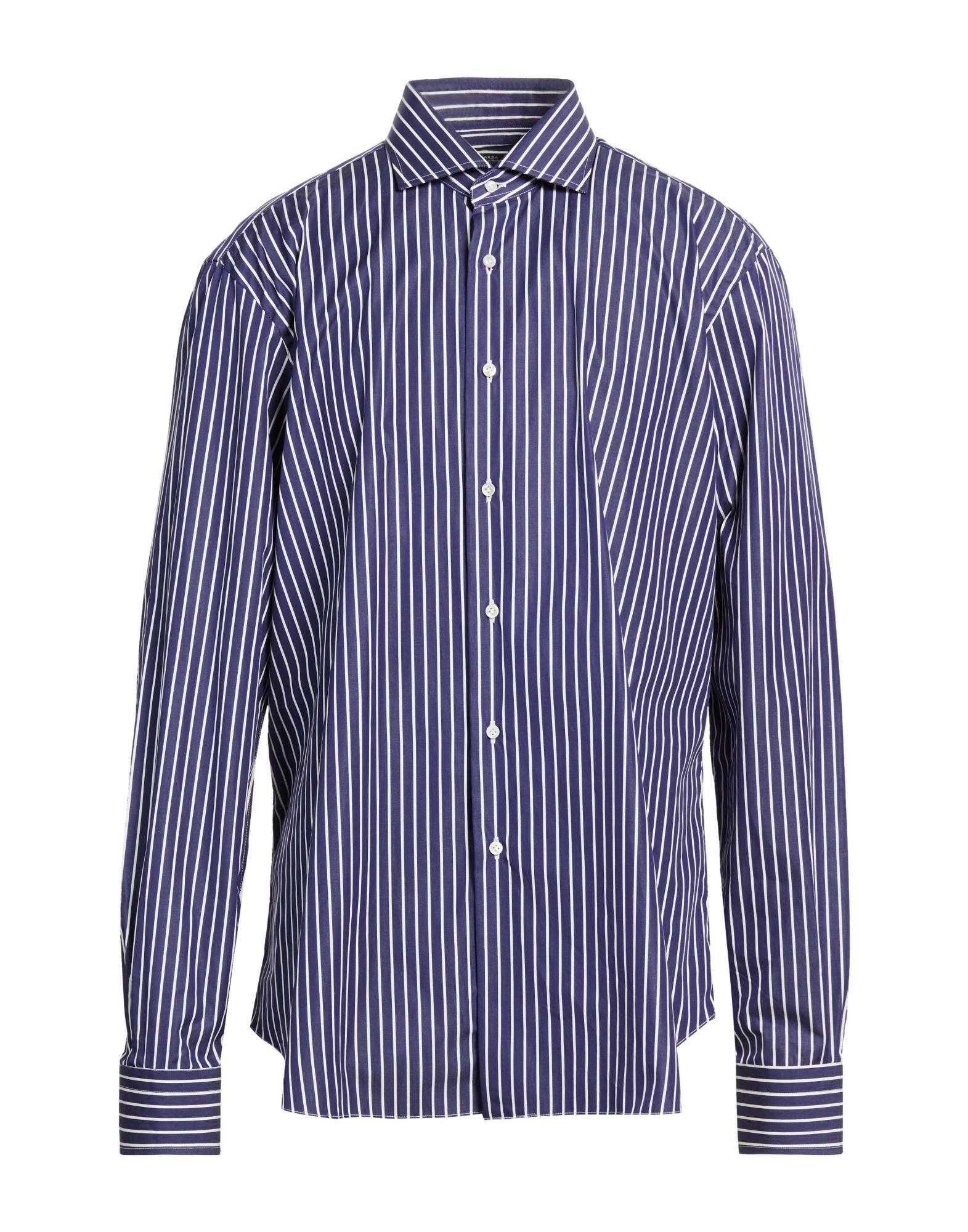 BARBA Napoli Hemd Herren Marineblau von BARBA Napoli