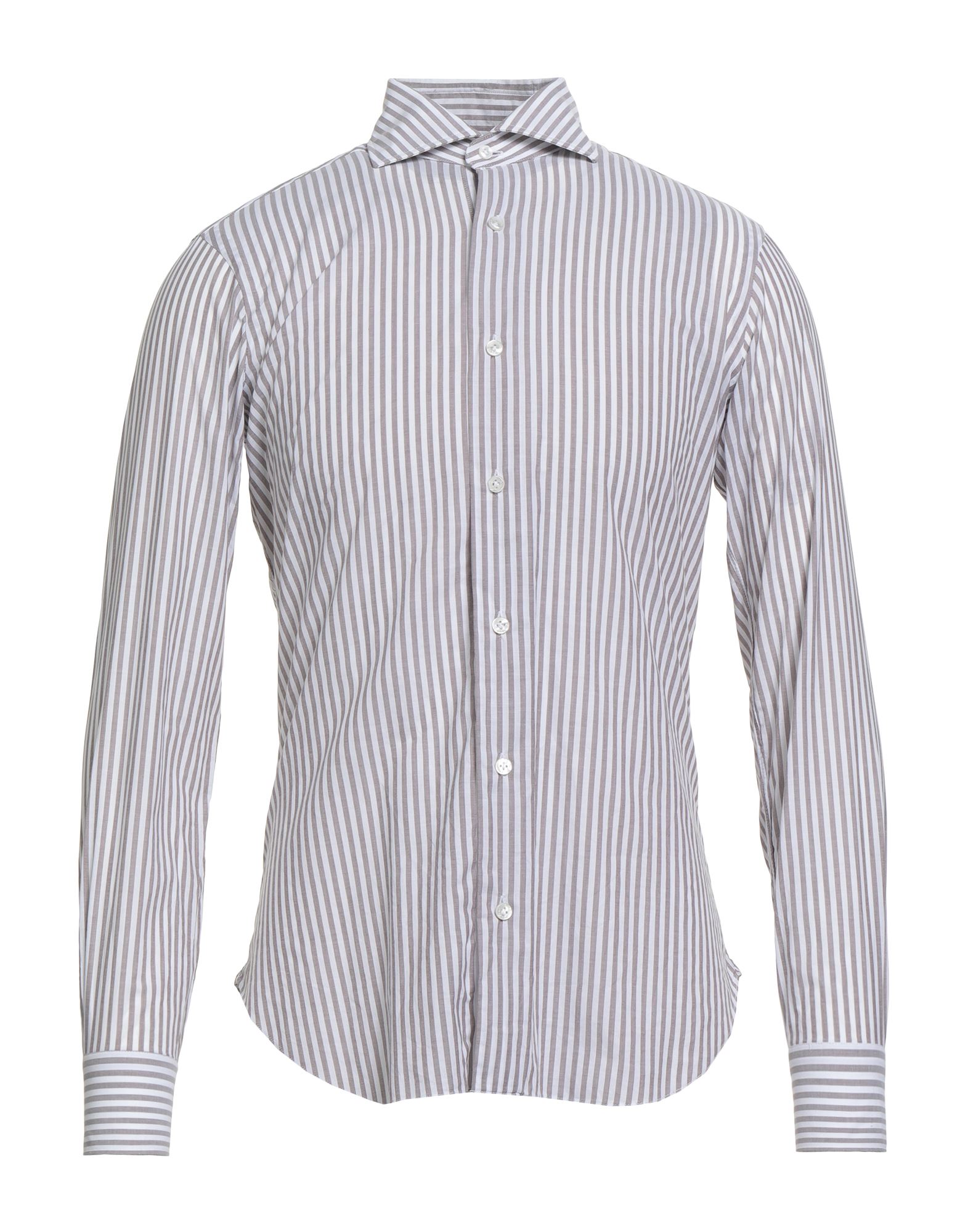 BARBA Napoli Hemd Herren Maulwurfsgrau von BARBA Napoli