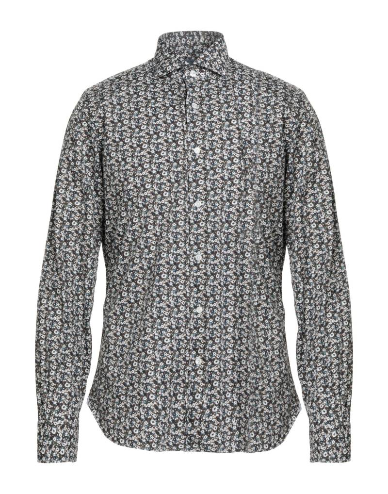 DANDYLIFE by BARBA Napoli Hemd Herren Militärgrün von DANDYLIFE by BARBA Napoli