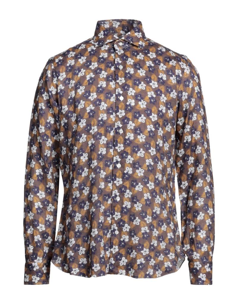 BARBA Napoli Hemd Herren Schokobraun von BARBA Napoli
