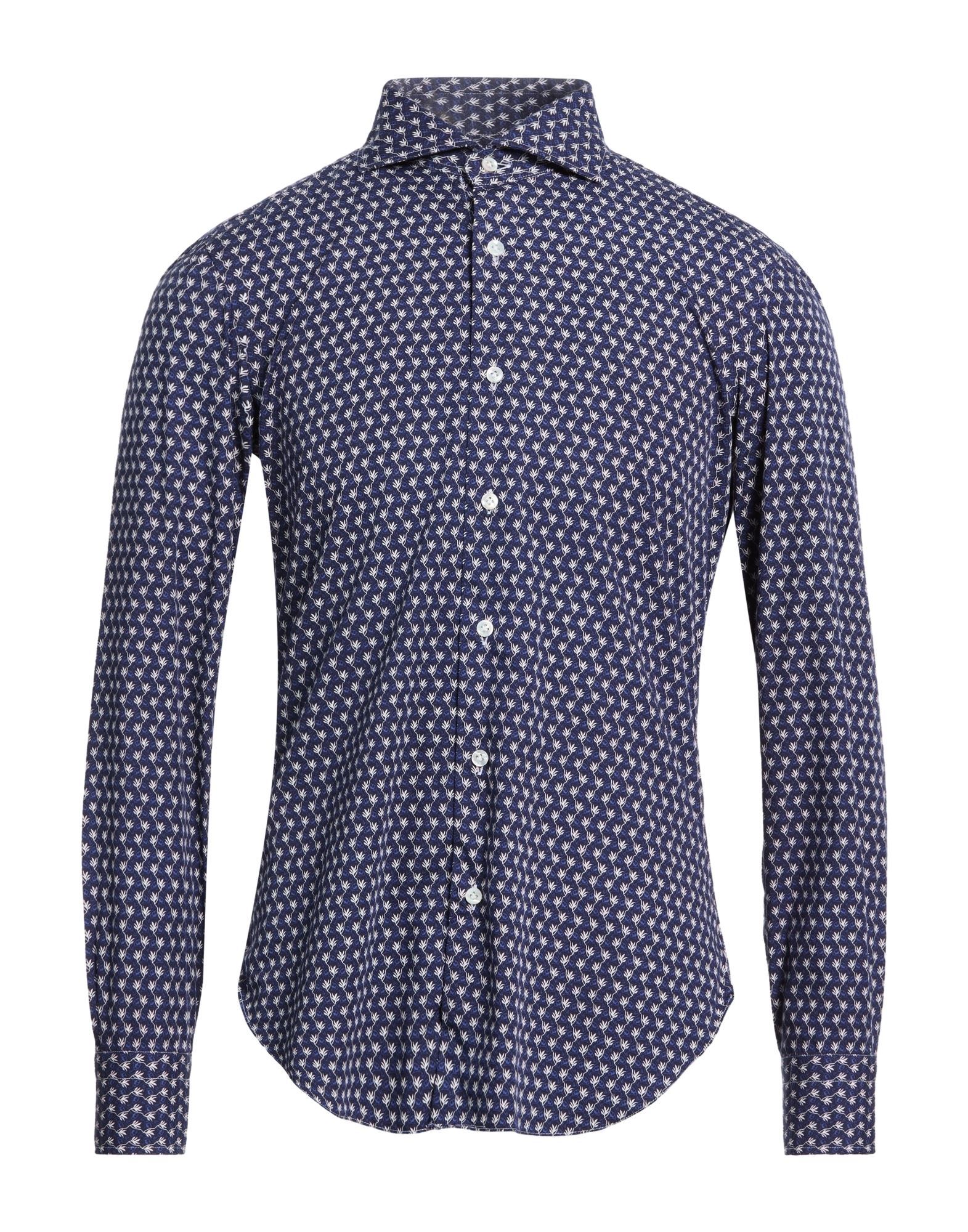 BARBA Napoli Hemd Herren Nachtblau von BARBA Napoli