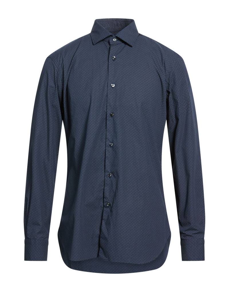 BARBA Napoli Hemd Herren Nachtblau von BARBA Napoli