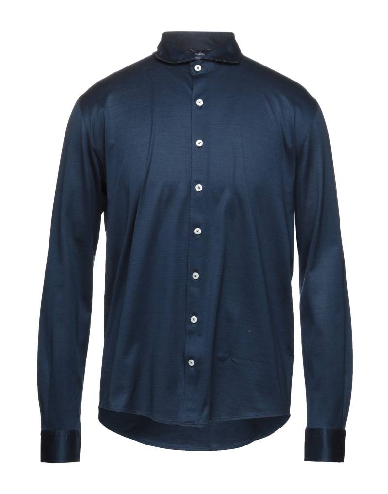 BARBA Napoli Hemd Herren Nachtblau von BARBA Napoli