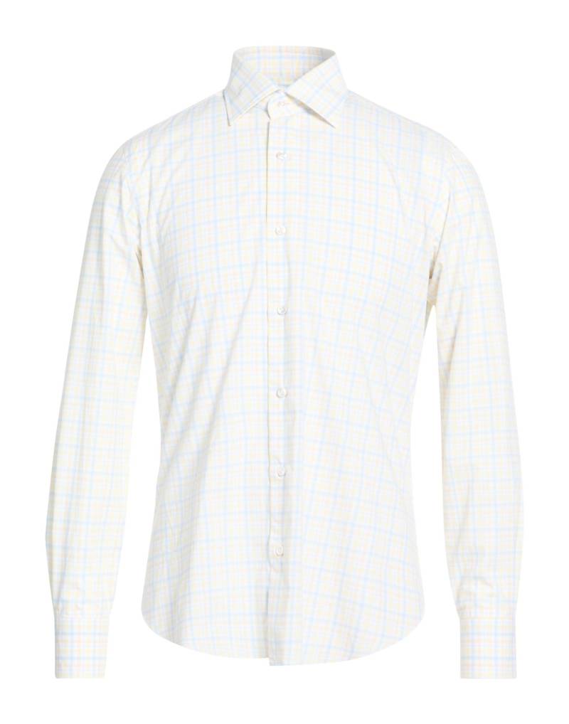 BARBA Napoli Hemd Herren Pastellgelb von BARBA Napoli