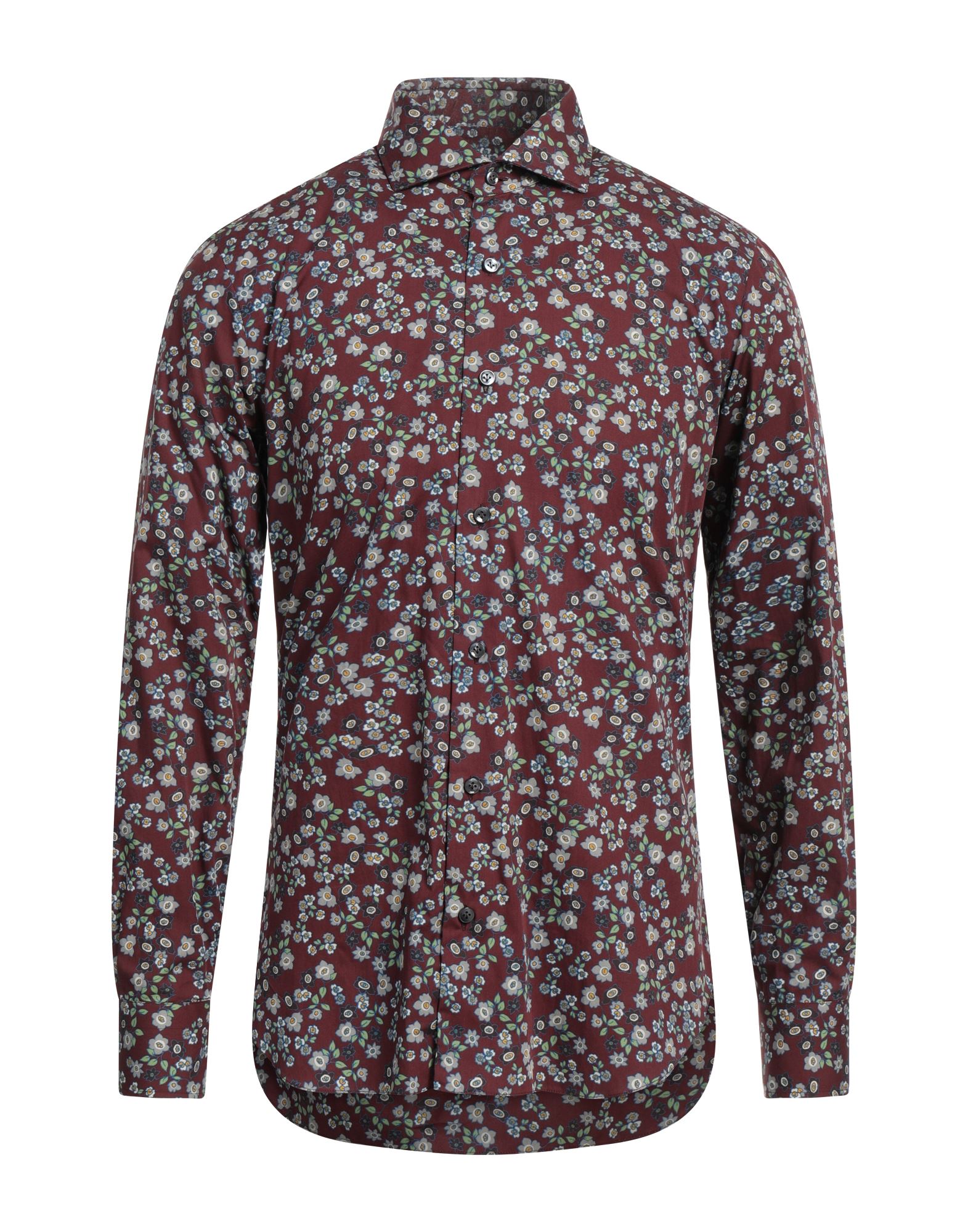 BARBA Napoli Hemd Herren Pflaume von BARBA Napoli