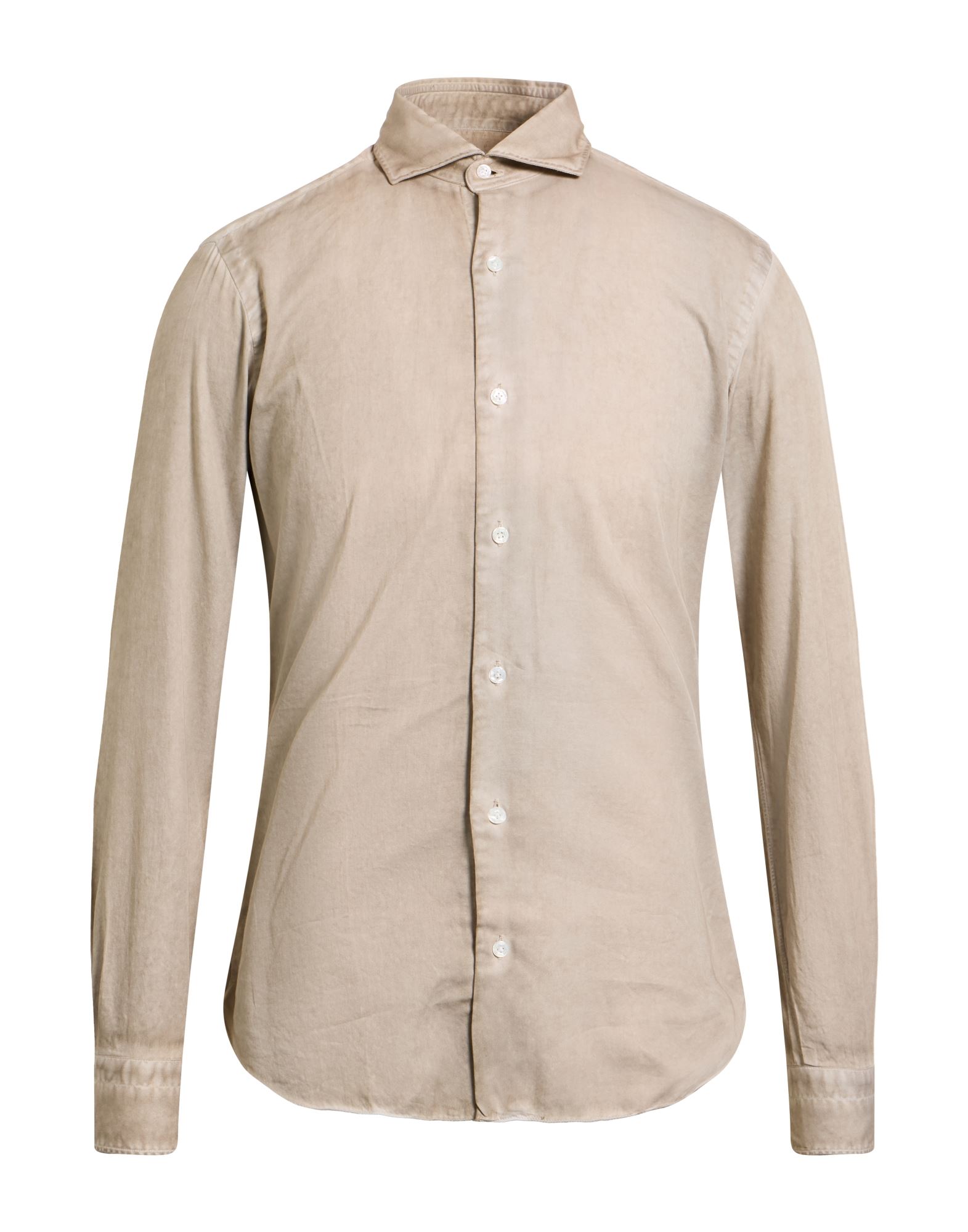 BARBA Napoli Hemd Herren Sand BARBA Napoli Hemd Herren Sand von BARBA Napoli