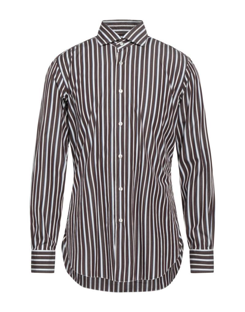 BARBA Napoli Hemd Herren Schokobraun von BARBA Napoli