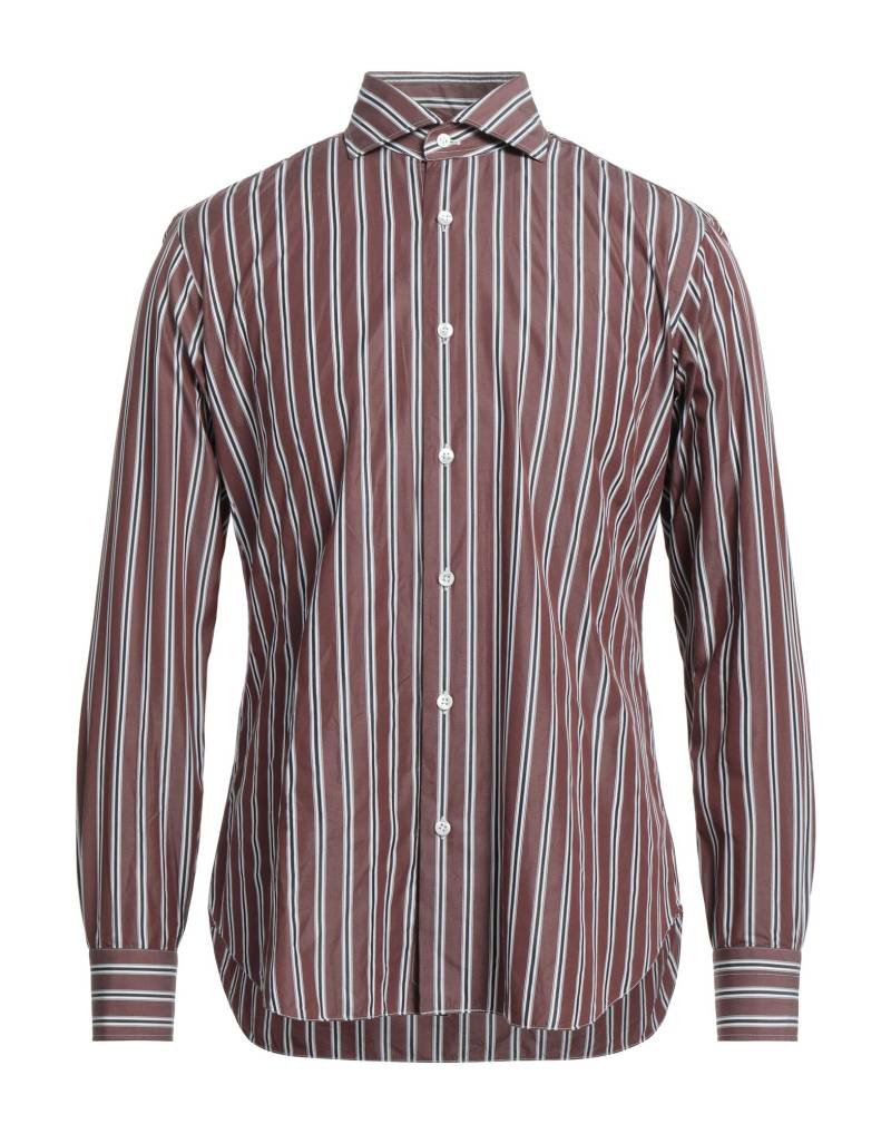 BARBA Napoli Hemd Herren Schokobraun von BARBA Napoli