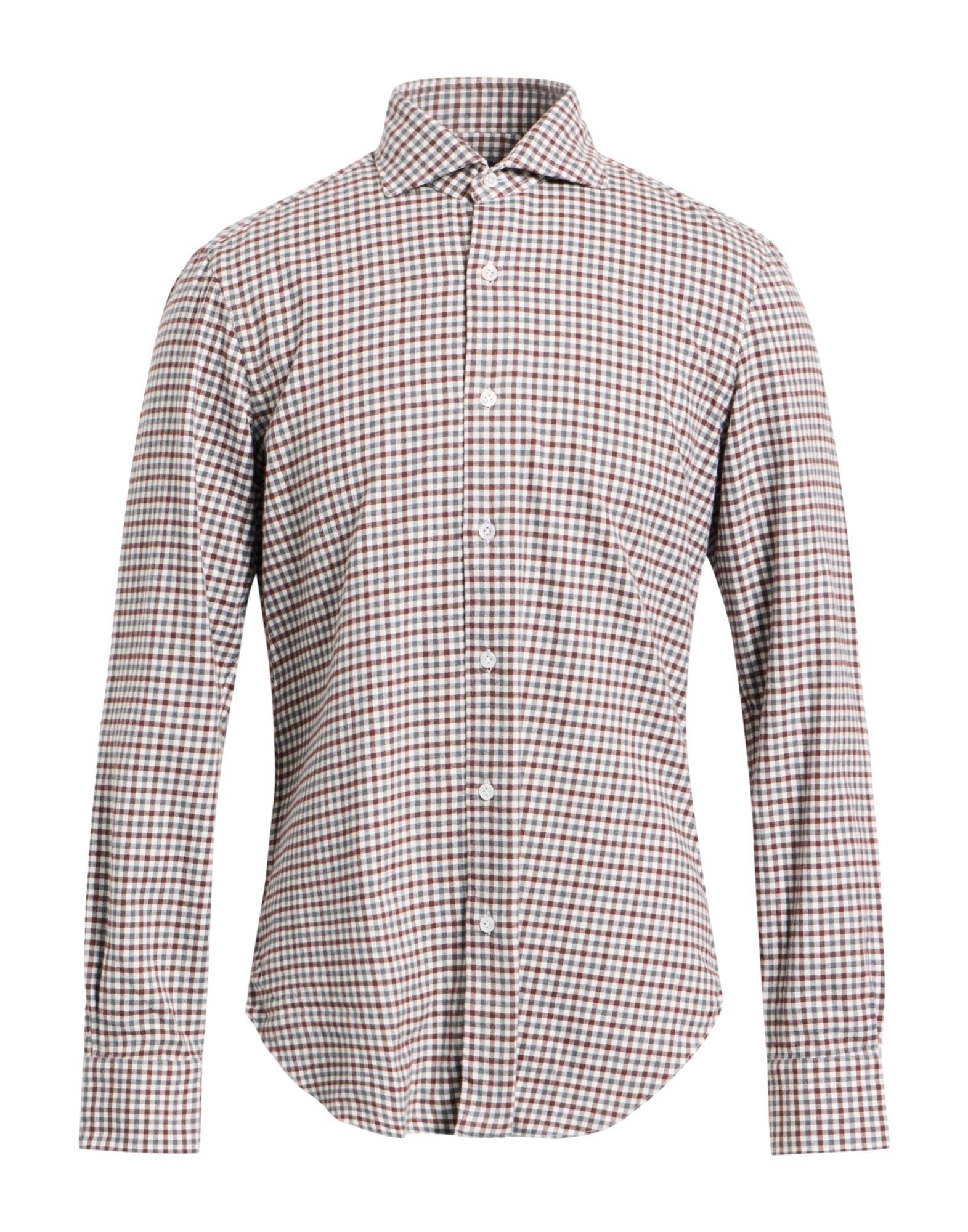 BARBA Napoli Hemd Herren Schokobraun BARBA Napoli Hemd Herren Schokobraun von BARBA Napoli