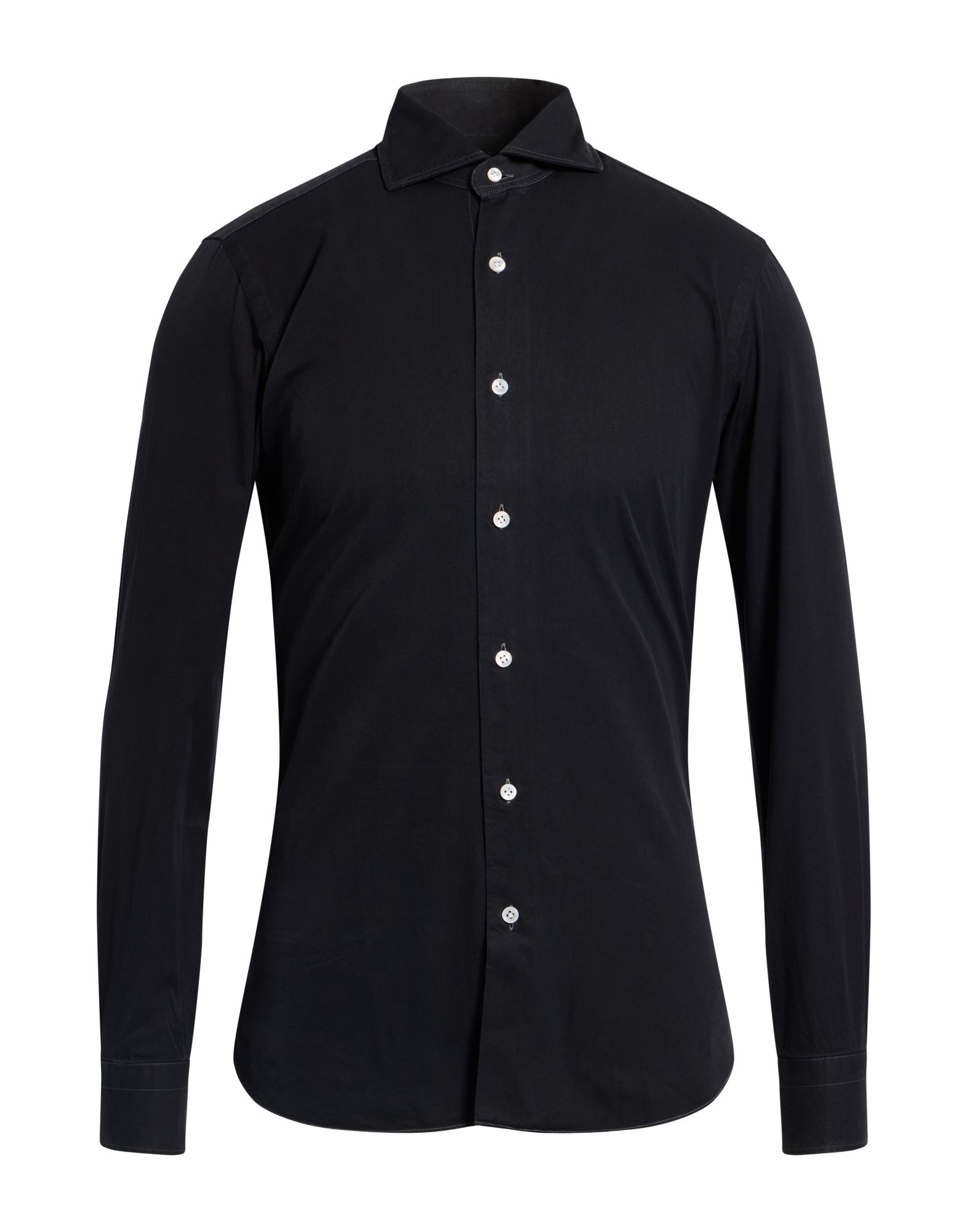 BARBA Napoli Hemd Herren Schwarz von BARBA Napoli