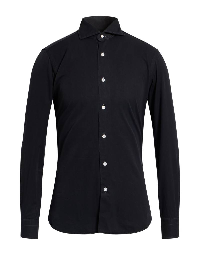 BARBA Napoli Hemd Herren Schwarz von BARBA Napoli