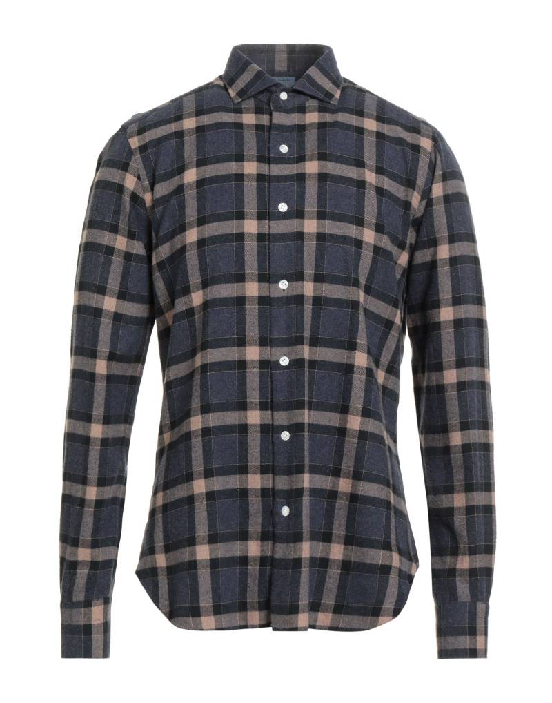 DANDYLIFE by BARBA Napoli Hemd Herren Taubenblau von DANDYLIFE by BARBA Napoli