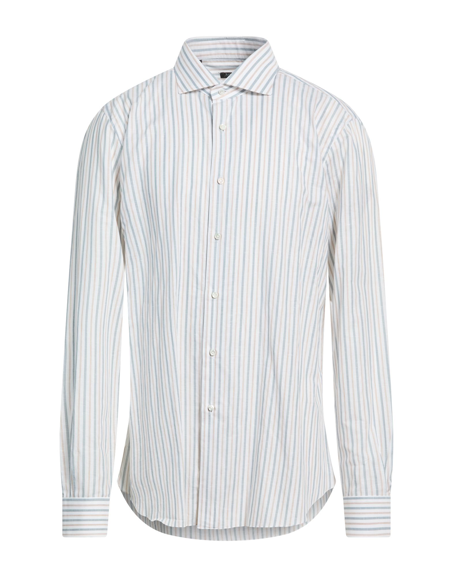 BARBA Napoli Hemd Herren Taubenblau von BARBA Napoli