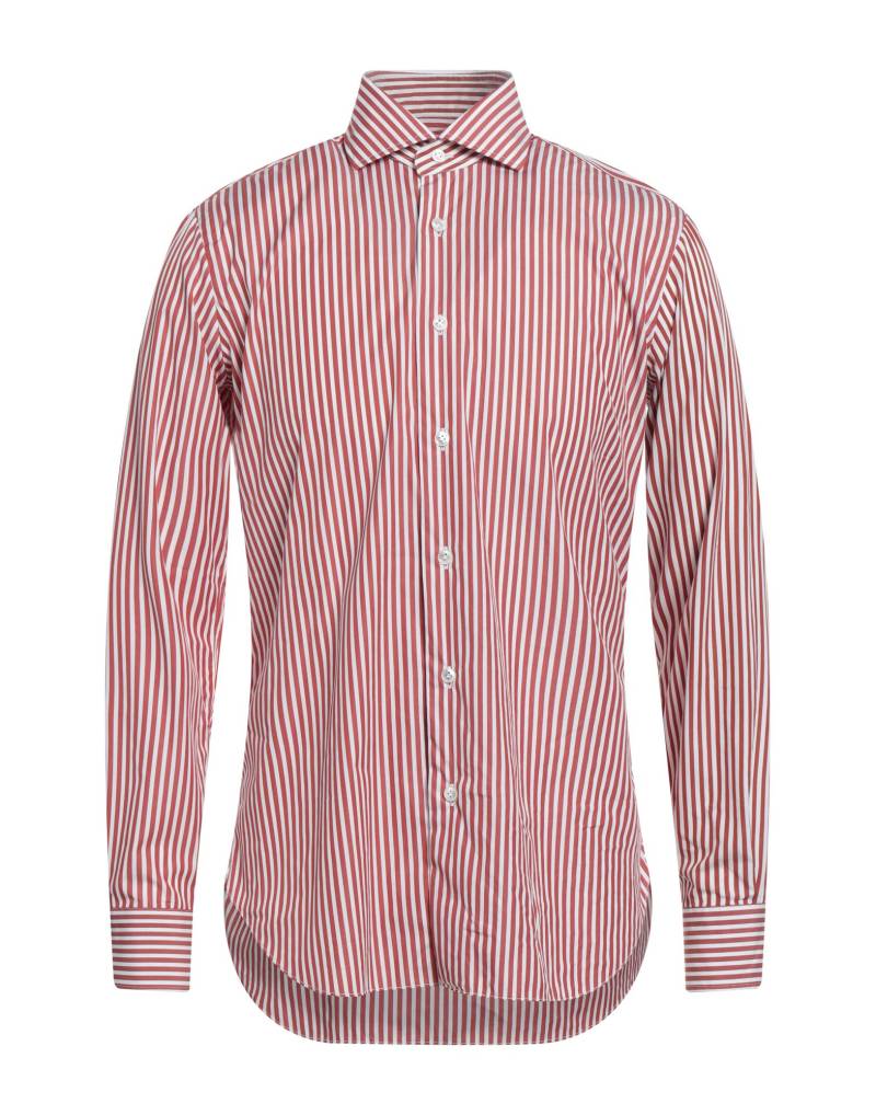 BARBA Napoli Hemd Herren Ziegelrot von BARBA Napoli