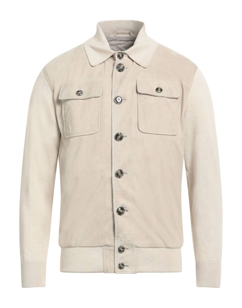 BARBA Napoli Jacke & Anorak Herren Beige von BARBA Napoli
