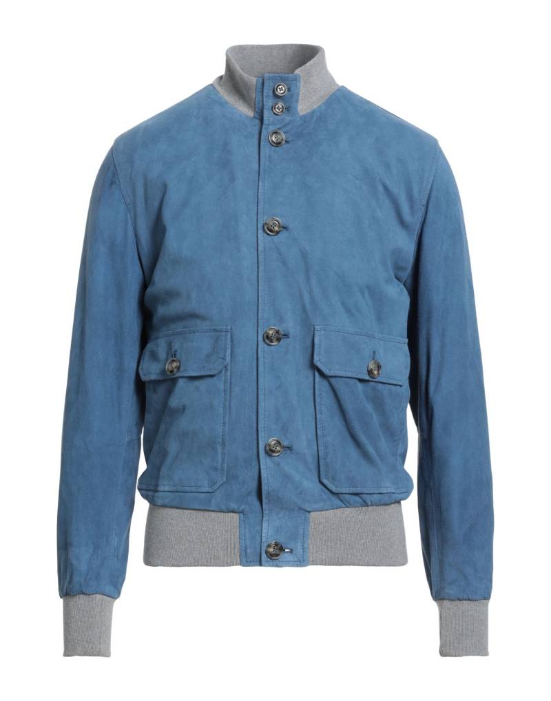 BARBA Napoli Jacke & Anorak Herren Taubenblau BARBA Napoli Jacke & Anorak Herren Taubenblau von BARBA Napoli