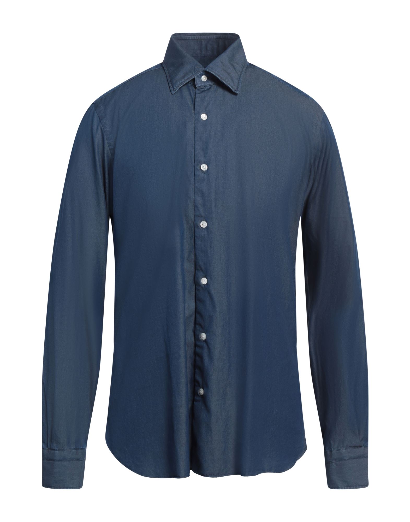 BARBA Napoli Jeanshemd Herren Blau von BARBA Napoli