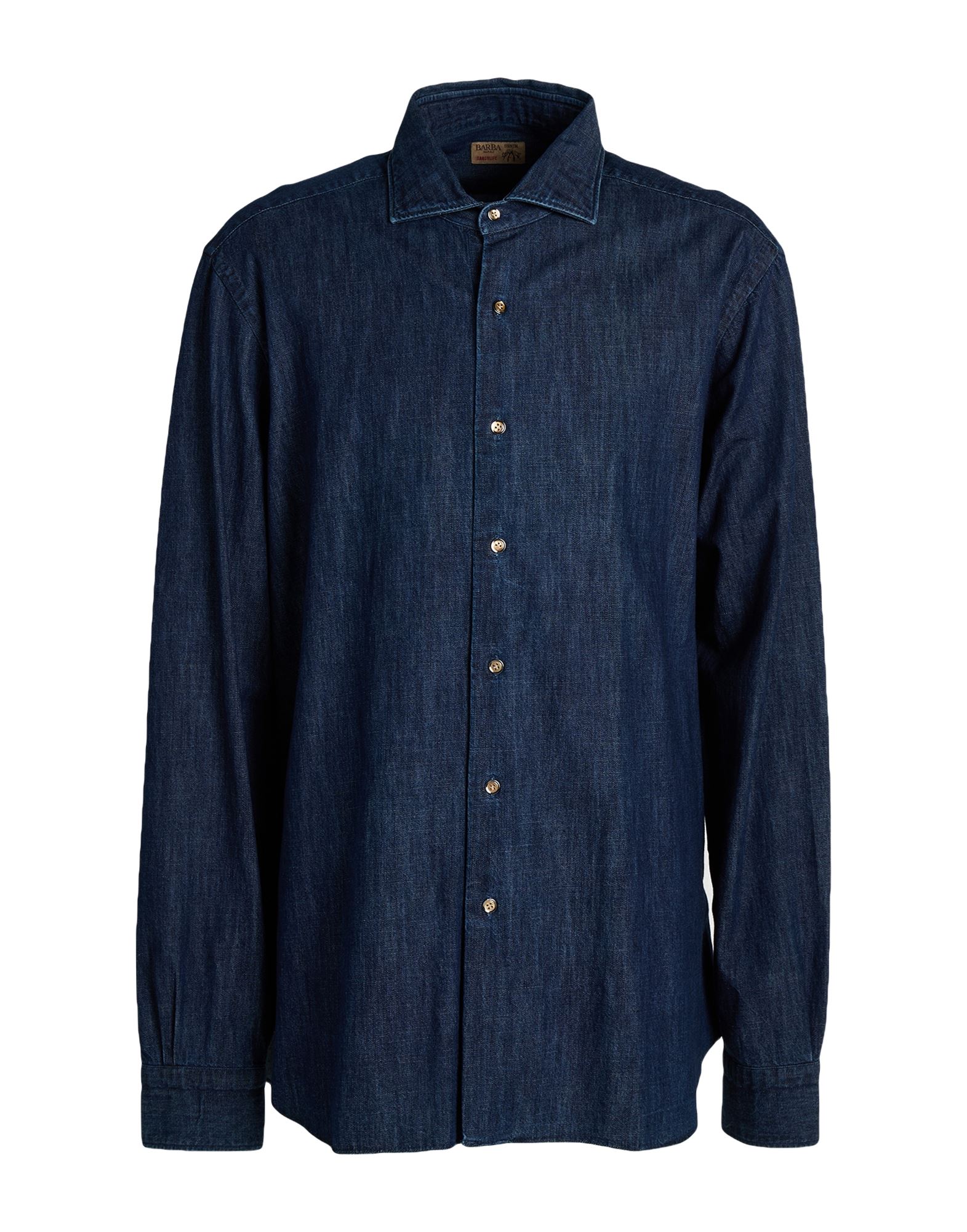 BARBA Napoli Jeanshemd Herren Blau BARBA Napoli Jeanshemd Herren Blau von BARBA Napoli