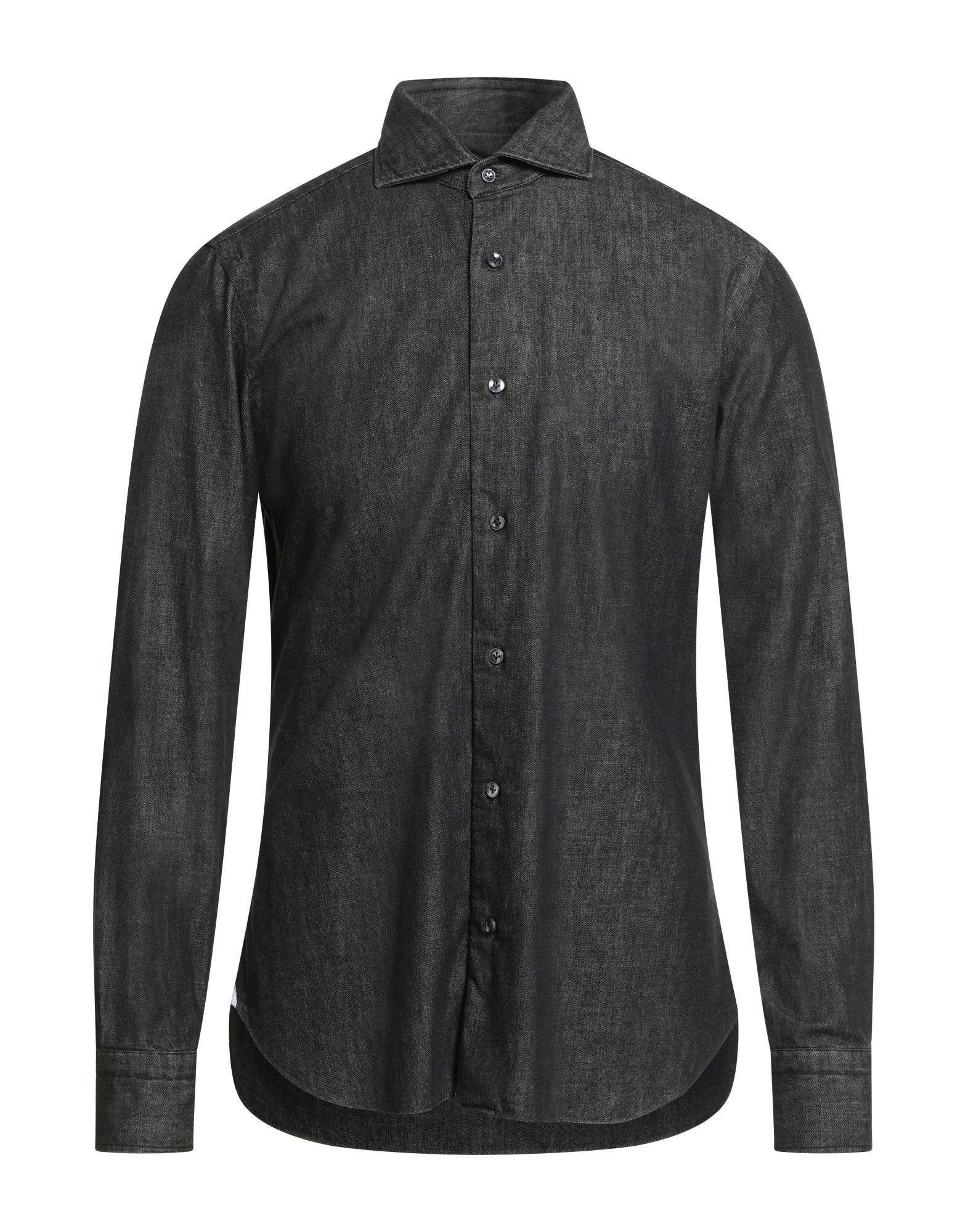 BARBA Napoli Jeanshemd Herren Schwarz BARBA Napoli Jeanshemd Herren Schwarz von BARBA Napoli