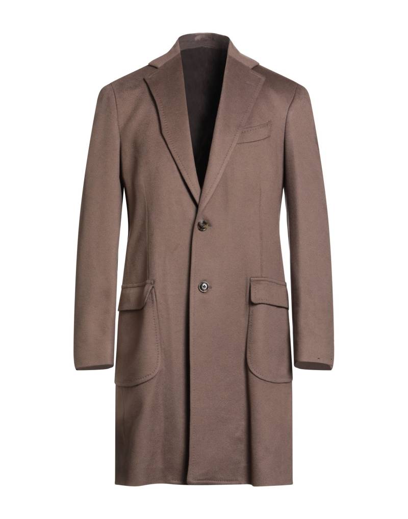 BARBA Napoli Mantel Herren Maulwurfsgrau von BARBA Napoli