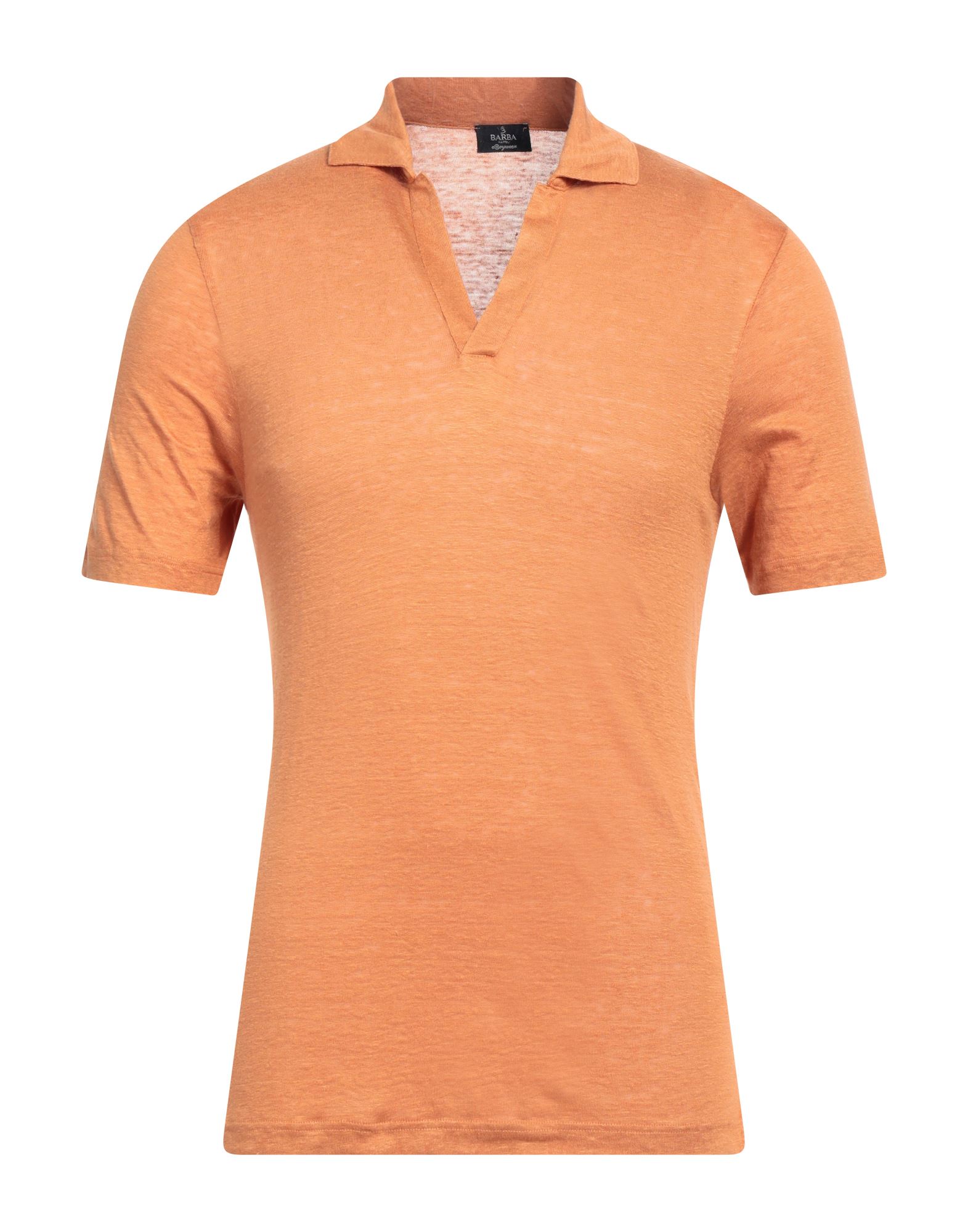 BARBA Napoli Poloshirt Herren Mandarine von BARBA Napoli