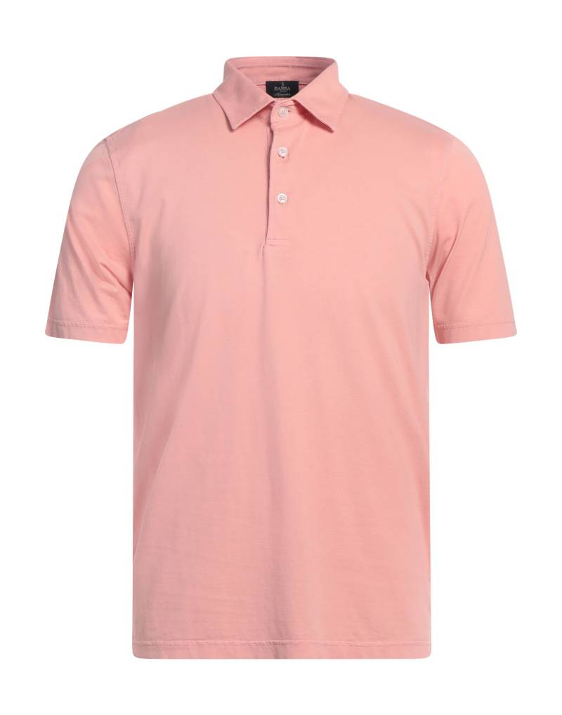 BARBA Napoli Poloshirt Herren Rosa von BARBA Napoli