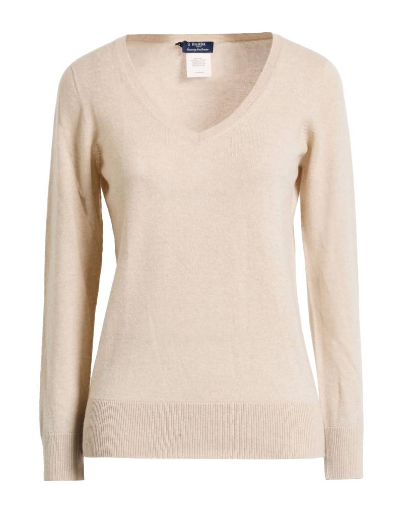BARBA Napoli Pullover Damen Beige von BARBA Napoli