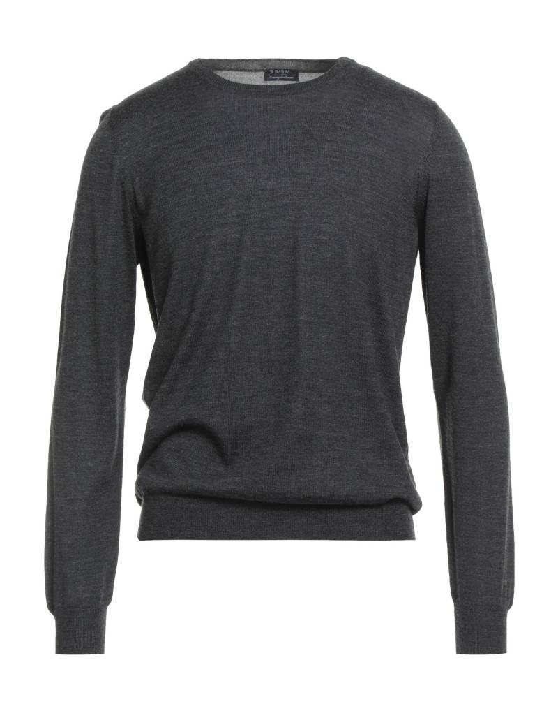 BARBA Napoli Pullover Herren Blei von BARBA Napoli