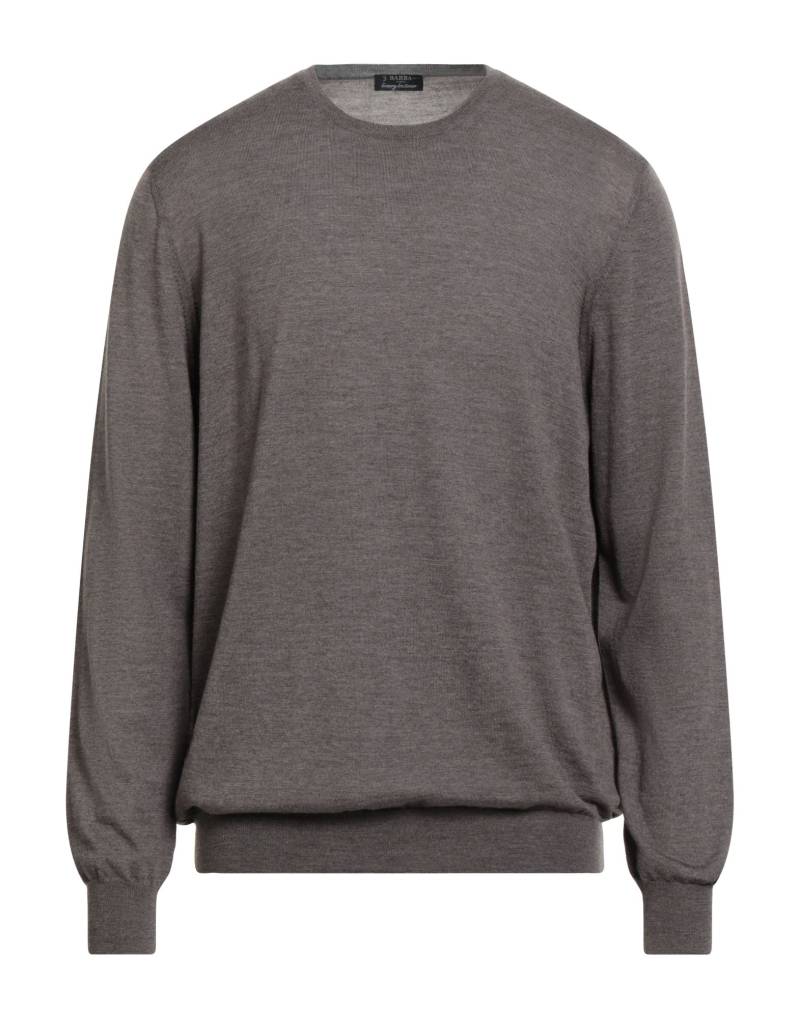 BARBA Napoli Pullover Herren Maulwurfsgrau von BARBA Napoli