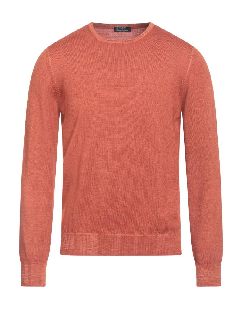 BARBA Napoli Pullover Herren Rostrot von BARBA Napoli