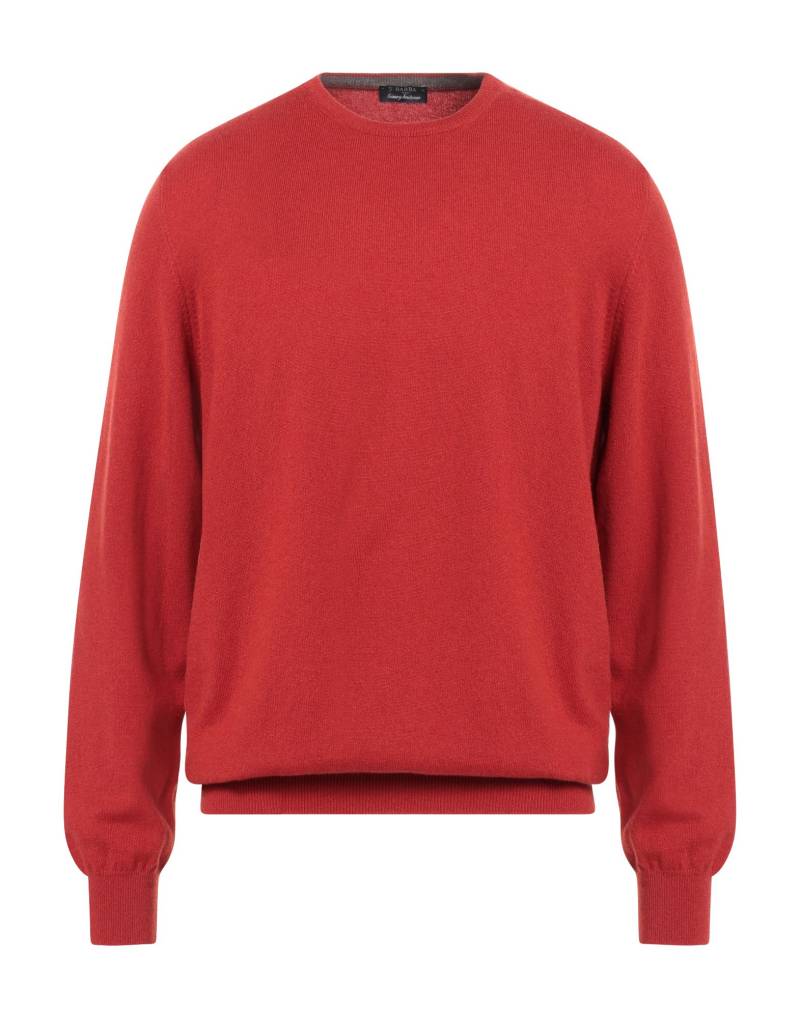 BARBA Napoli Pullover Herren Rostrot von BARBA Napoli