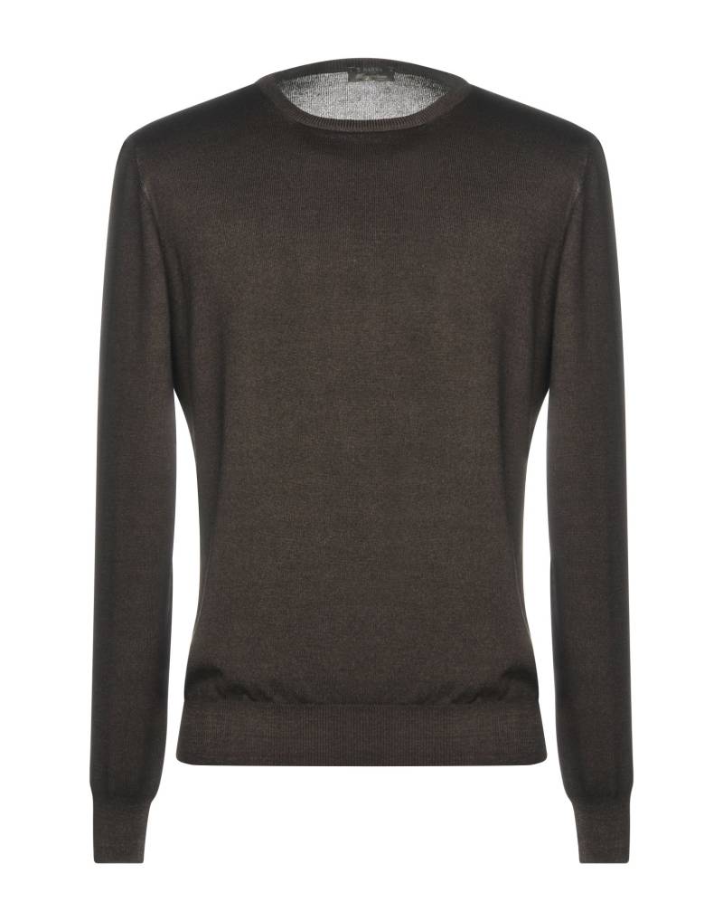 BARBA Napoli Pullover Herren Schokobraun von BARBA Napoli