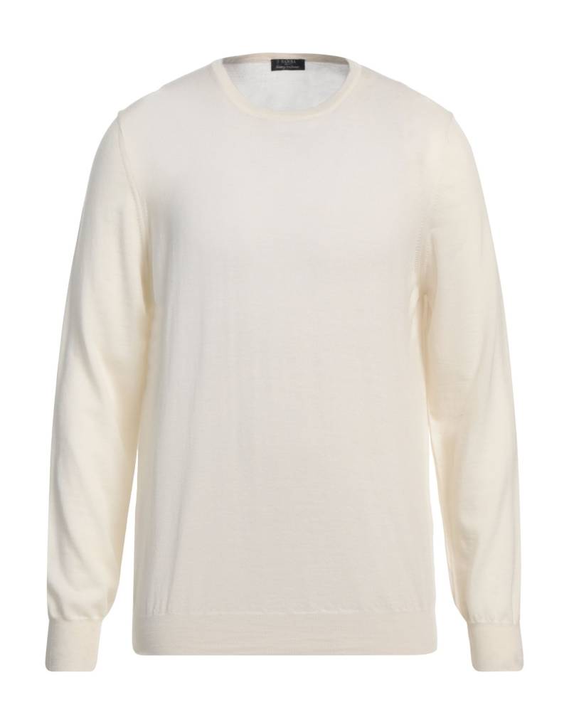 BARBA Napoli Pullover Herren Weiß von BARBA Napoli