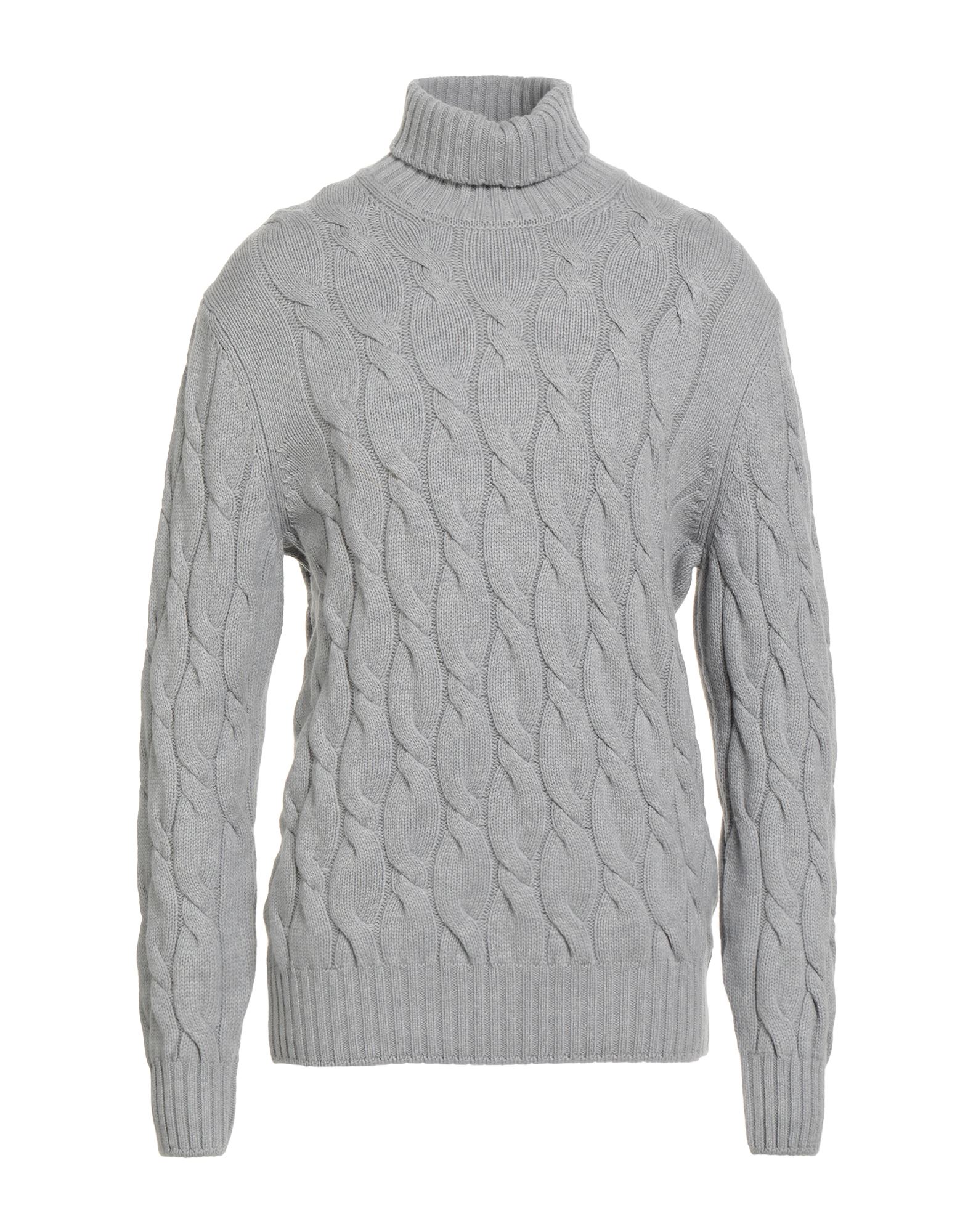 BARBA Napoli Rollkragenpullover Herren Hellgrau BARBA Napoli Rollkragenpullover Herren Hellgrau von BARBA Napoli
