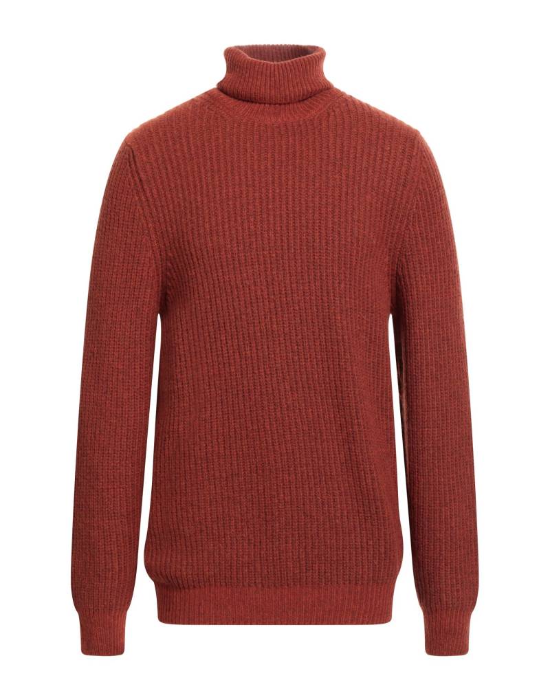 BARBA Napoli Rollkragenpullover Herren Rostrot von BARBA Napoli