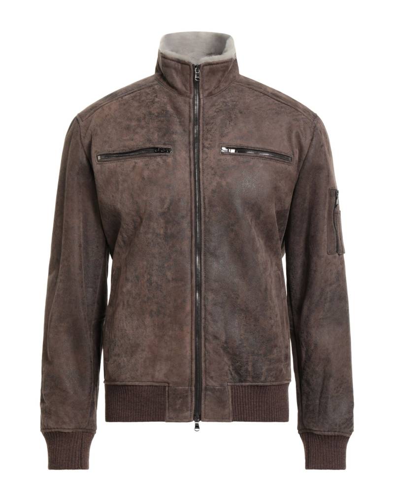 BARBA Napoli Shearling- & Kunstfell Herren Maulwurfsgrau von BARBA Napoli