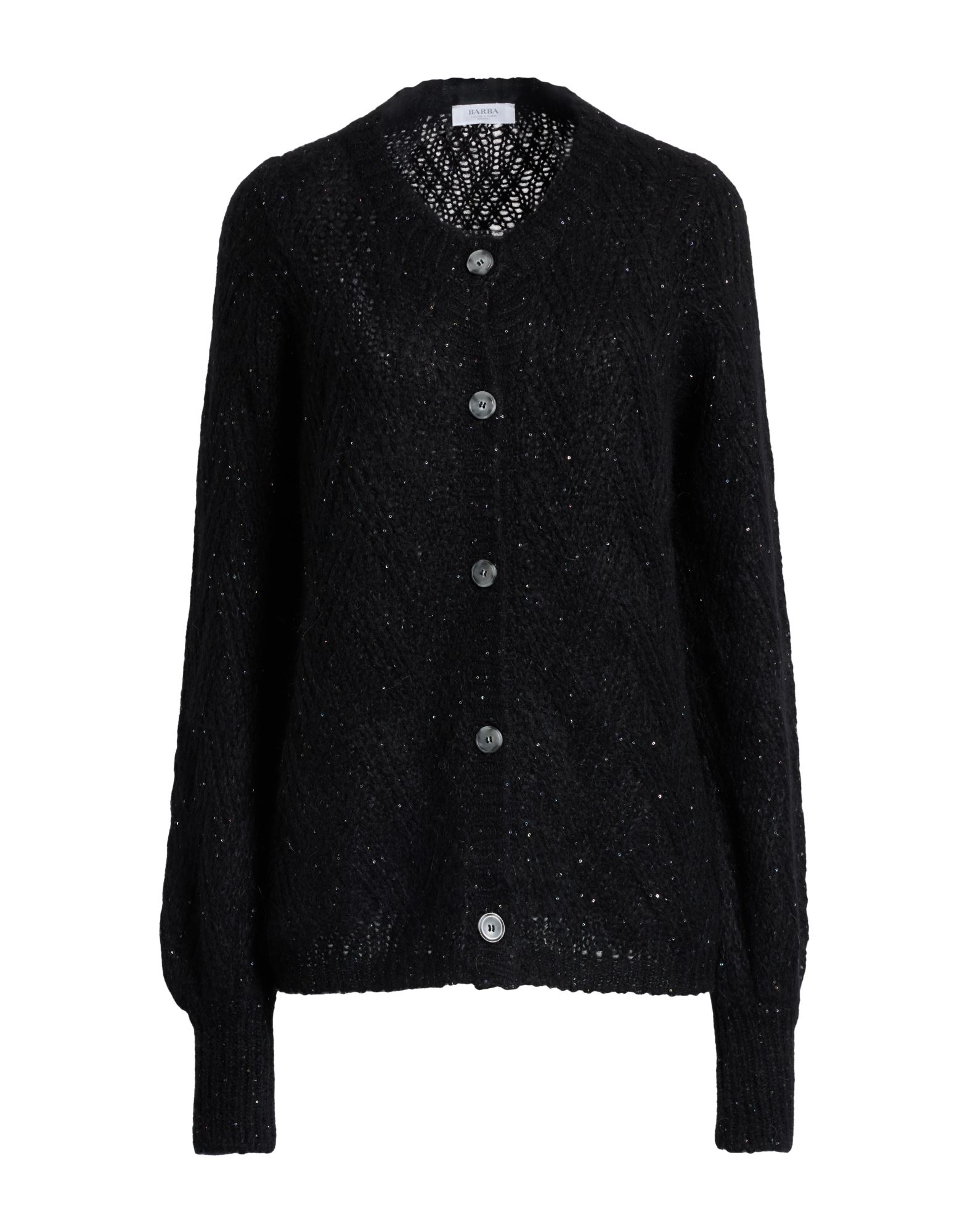 BARBA Napoli Strickjacke Damen Schwarz von BARBA Napoli
