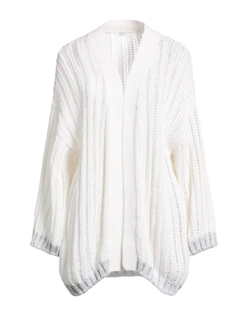 BARBA Napoli Strickjacke Damen Weiß von BARBA Napoli