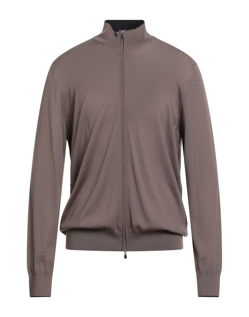 BARBA Napoli Strickjacke Herren Hellbraun von BARBA Napoli