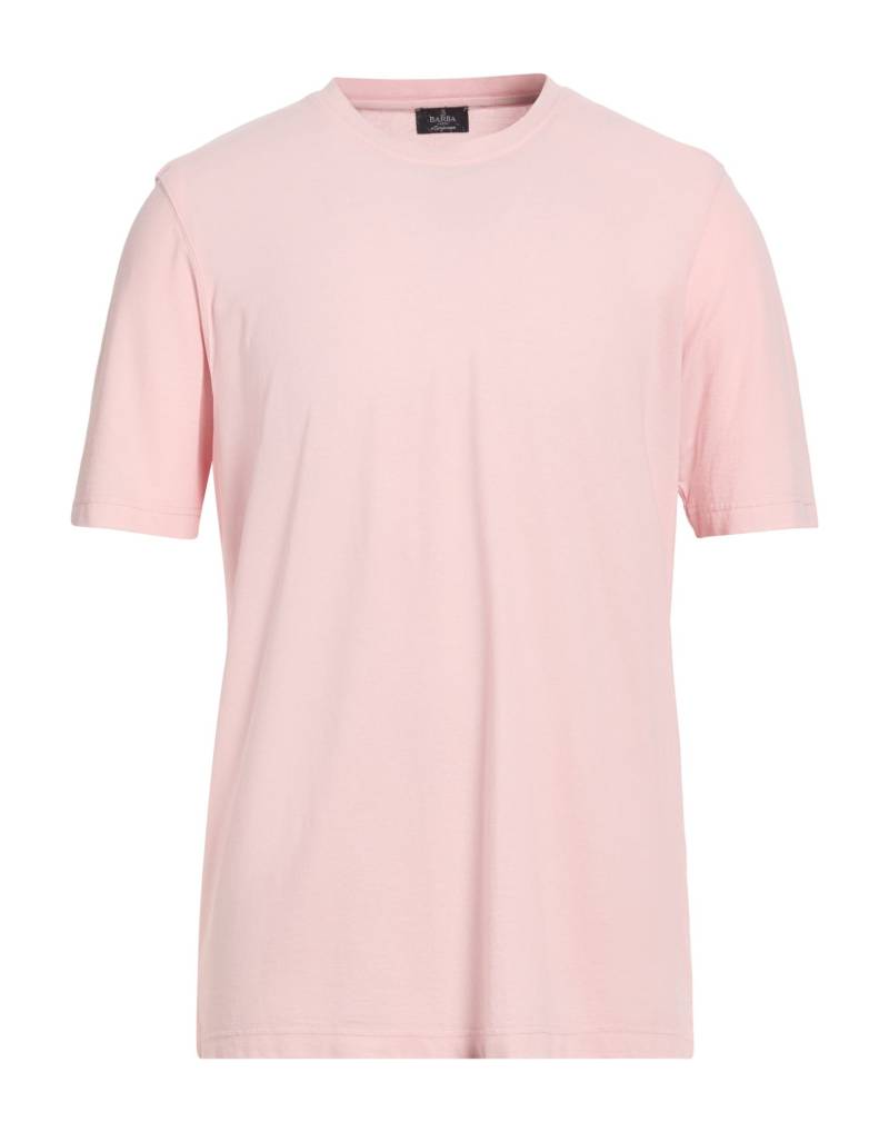BARBA Napoli T-shirts Herren Hellrosa von BARBA Napoli
