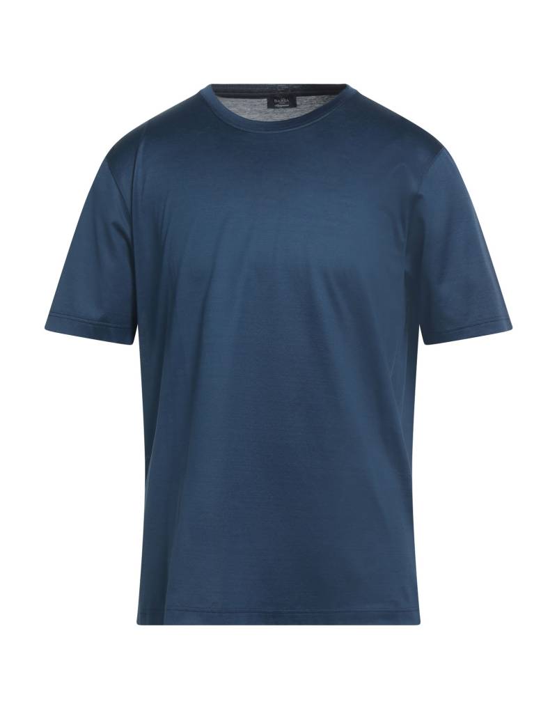 BARBA Napoli T-shirts Herren Marineblau von BARBA Napoli