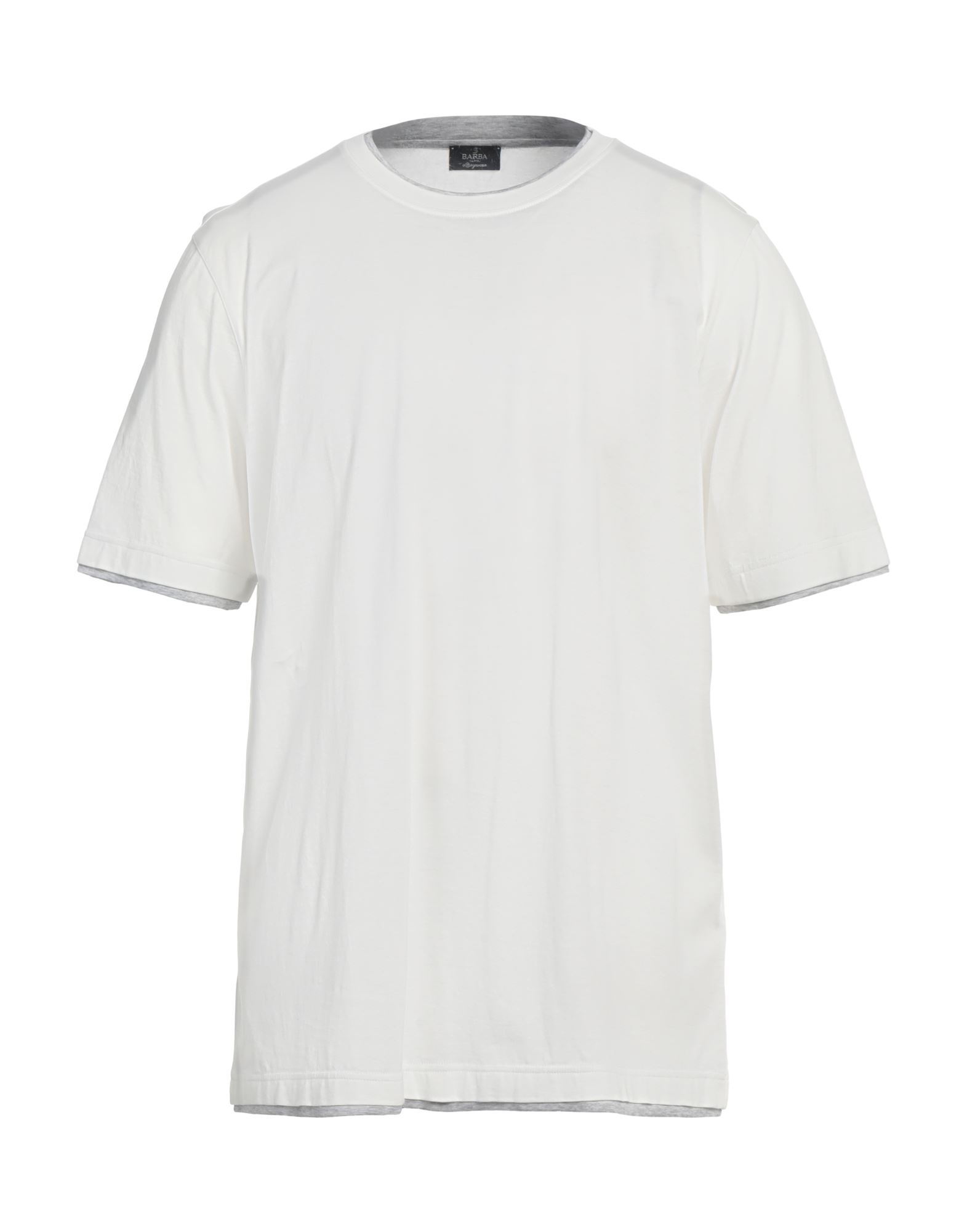 BARBA Napoli T-shirts Herren Weiß BARBA Napoli T-shirts Herren Weiß von BARBA Napoli