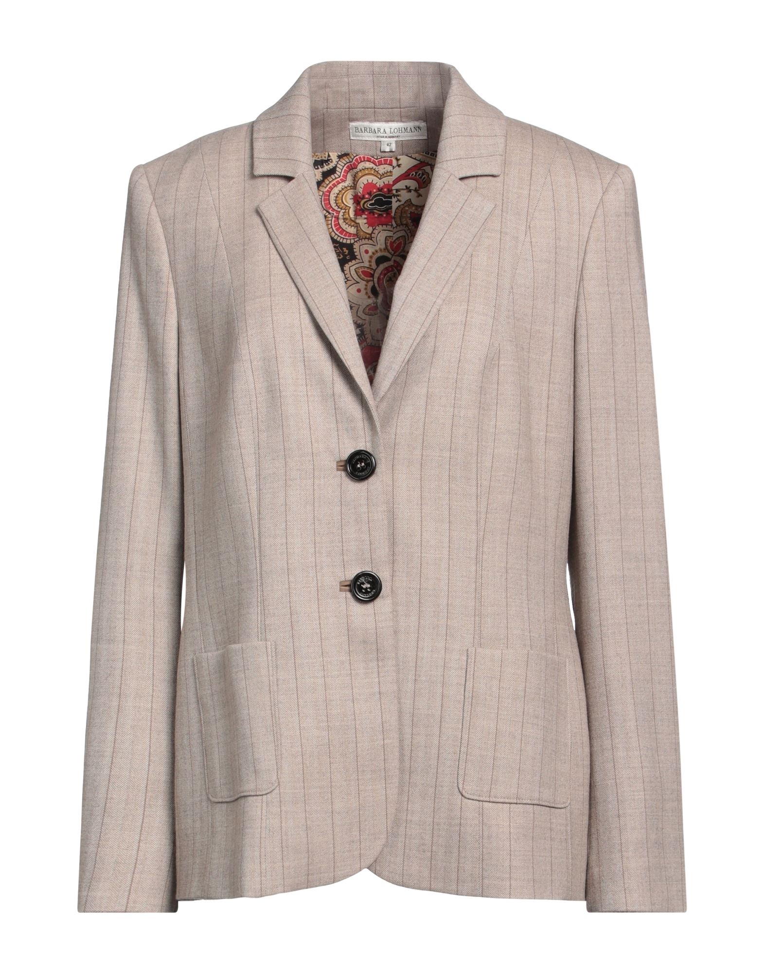 BARBARA LOHMANN Blazer Damen Beige von BARBARA LOHMANN